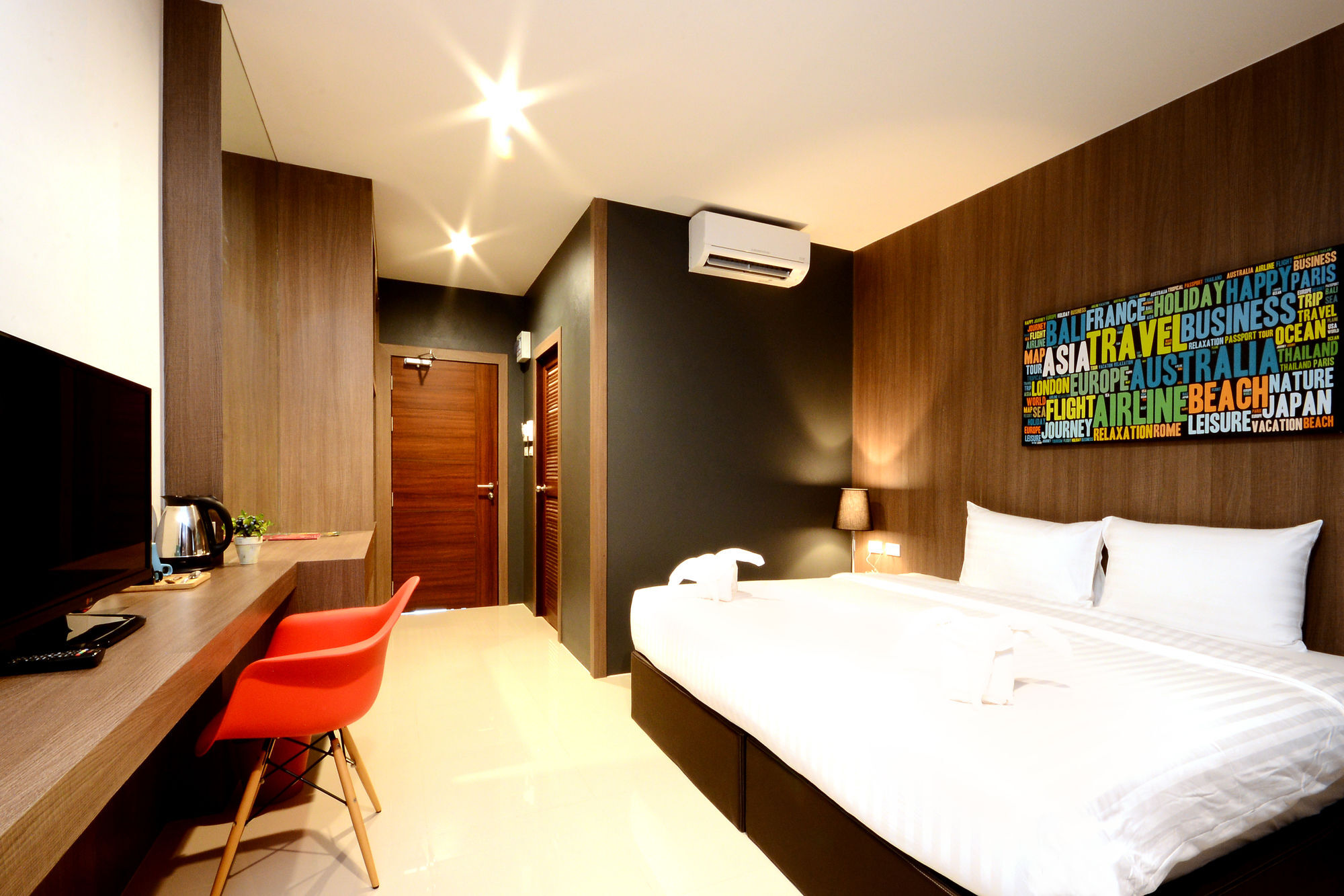 The Wind Hotel Bang Sare Exterior foto